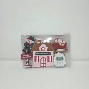 Santa's Workshop Christmas Wood Play Set